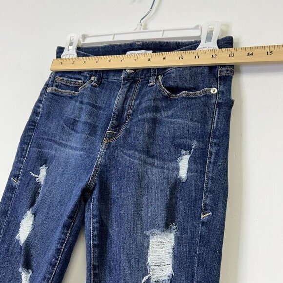 Good American Good Legs Jeans Womens Size 26 High Rise Distressed - Picture 5 of 10